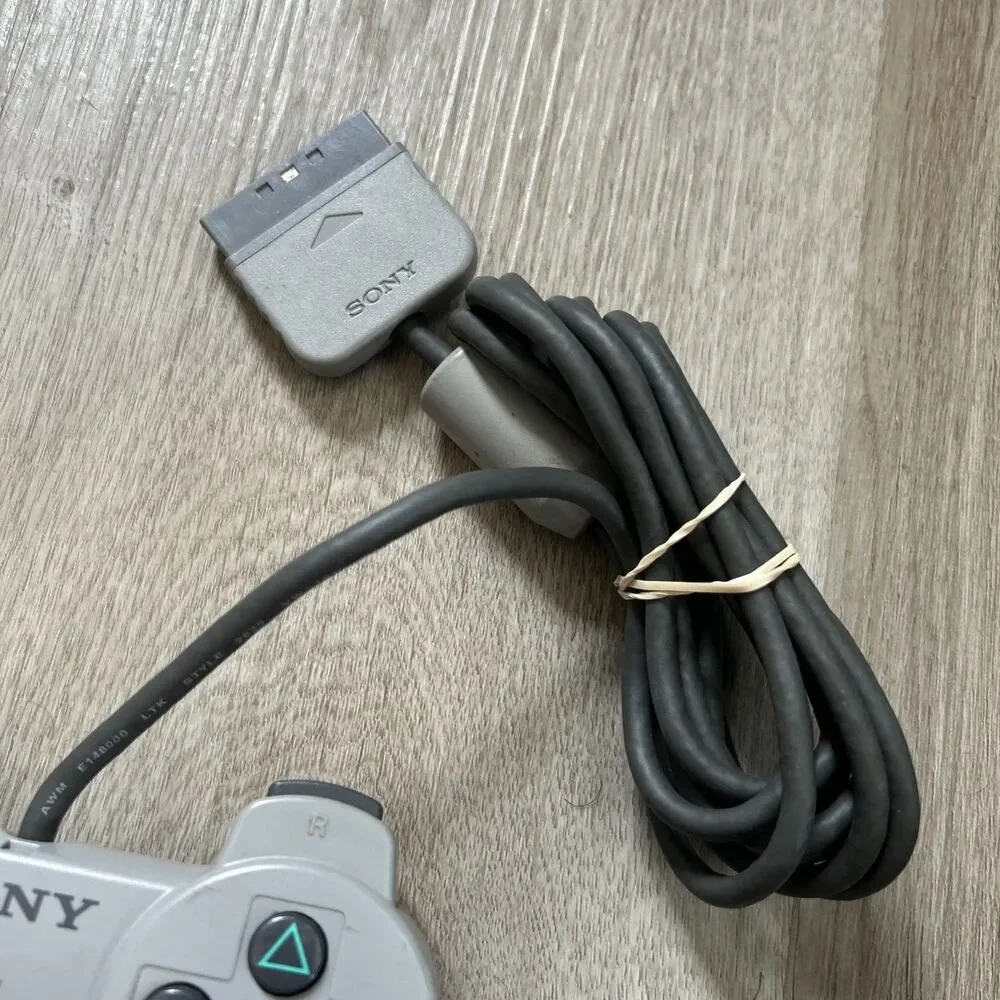 Sony PlayStation PS1 Official OEM Gray Controller SCPH-1080 PS One Tested READ